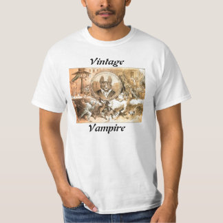 ヴィンテージの吸血鬼のワイシャツ Tシャツ