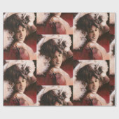 ヴィンテージの吸血鬼の包装紙 ラッピングペーパー (フラット)