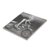 ヴィンテージの周波数変換器および熱いモデル タイル (側面)