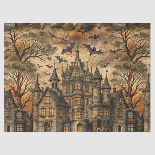 ヴィンテージの呪われた家（2） 薄葉紙 (正面)