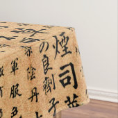 ヴィンテージの和紙のプリント テーブルクロス (インサイチュ)