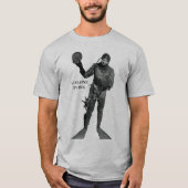 ヴィンテージの商業アワビのダイバー Tシャツ (正面)