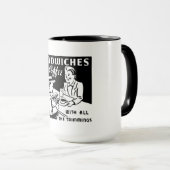 ヴィンテージの喫茶店 マグカップ (正面右)