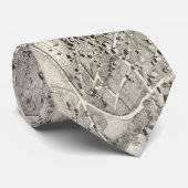 ヴィンテージの図に描かれた「ぐらつぼMA」(1883) ネクタイ (ロール)