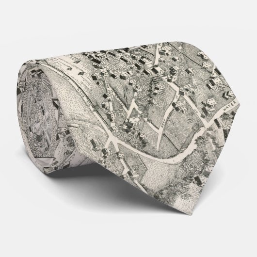 ヴィンテージの図に描かれた「ぐらつぼMA」(1883) ネクタイ (ロール)