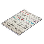 ヴィンテージの図書館の支払期日カード ノートブック (左側)