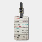 ヴィンテージの図書館の支払期日カード ラゲッジタグ (正面縦)