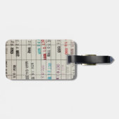 ヴィンテージの図書館の支払期日カード ラゲッジタグ (裏面横)