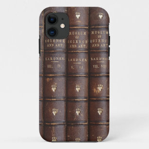 ヴィンテージの図書館は効果のiPhone 5の場合を予約します iPhone 11 ケース