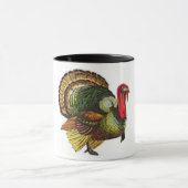 ヴィンテージの図解入りの、写真付きのなトルコのマグ マグカップ (中央)