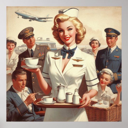 ヴィンテージの固定 ポスター (正面)