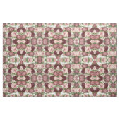 ヴィンテージの国のシックなバーガンディのピンクのバラの花 ファブリック (ヤード)