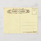 ヴィンテージの国の案内用はがき ポストカード (裏面)