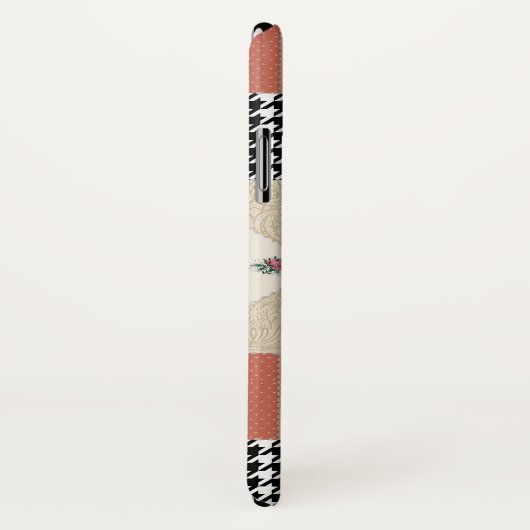 ヴィンテージの国スタイルの宵の明星のキルトパターン Case-Mate iPhoneケース (裏面/右)