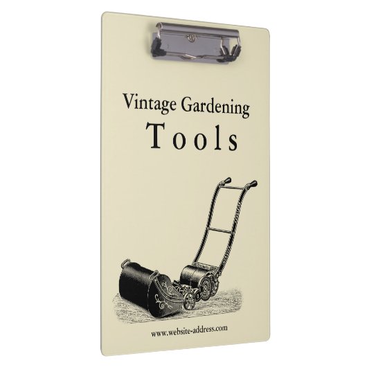 ヴィンテージの園芸工具の芝刈機のクリップボード クリップボード (右)