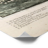 ヴィンテージの地図と旅行に出かけよう。 ポスター (角)