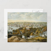 ヴィンテージの地図と旅行に出かけよう(1855) ポストカード (正面/裏面)