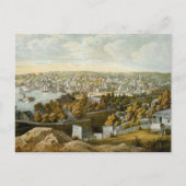 ヴィンテージの地図と旅行に出かけよう(1855) ポストカード (正面)