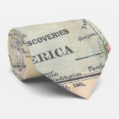 ヴィンテージの地図のタイ ネクタイ (ロール)