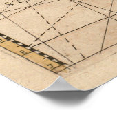 ヴィンテージの地図カリブの(1672) ポスター (角)