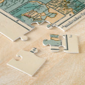 ヴィンテージの地図カリブの(1906年) ジグソーパズル (側面)