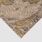 ヴィンテージの地図ティッシュペーパー 薄葉紙 (詳細)