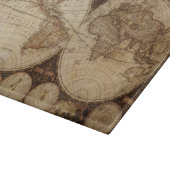 ヴィンテージの地図 カッティングボード (角)