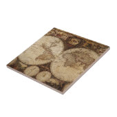 ヴィンテージの地図 タイル (側面)