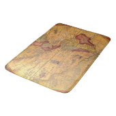 ヴィンテージの地図 バスマット (アングル)