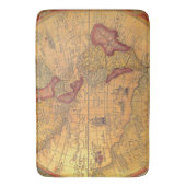 ヴィンテージの地図 バスマット (正面縦)
