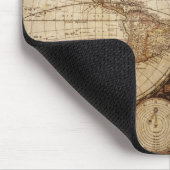 ヴィンテージの地図 マウスパッド (コーナー)