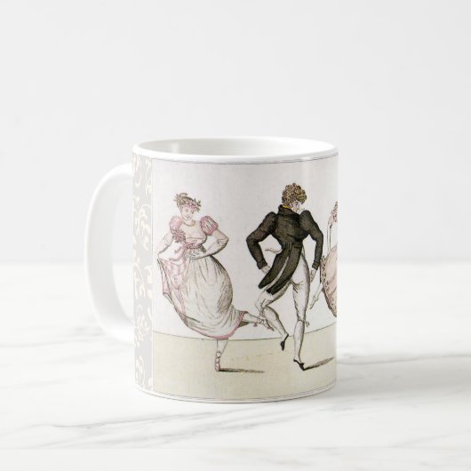 ヴィンテージの執権期間およびジェーンAustenの期間のマグ コーヒーマグカップ (正面左)