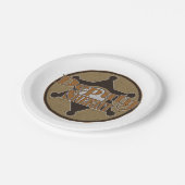 ヴィンテージの執行官代理 ペーパープレート (アングル)