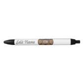 ヴィンテージの執行官代理 黒ボールペン (正面)