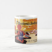 ヴィンテージの塩の広告ワシントン州、アイオワ コーヒーマグカップ (中央)