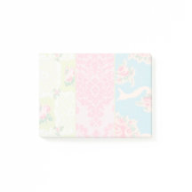 ヴィンテージの壁紙のポスト・イット