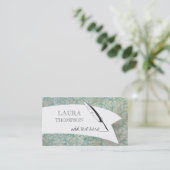 ヴィンテージの壁紙の作家の作家の名刺 名刺 (スタンド正面)