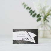 ヴィンテージの壁紙の作家の作家の名刺 名刺 (スタンド正面)