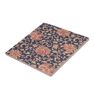 ヴィンテージの壁紙の花のセラミックタイル タイル