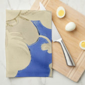 ヴィンテージの壁紙パターン キッチンタオル (四つ折り)