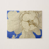 ヴィンテージの壁紙パターン ジグソーパズル (横)