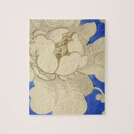 ヴィンテージの壁紙パターン ジグソーパズル (縦)