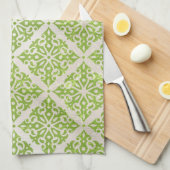 ヴィンテージの壁紙 キッチンタオル (四つ折り)