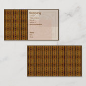 ヴィンテージの壁紙 名刺 (正面/裏面)