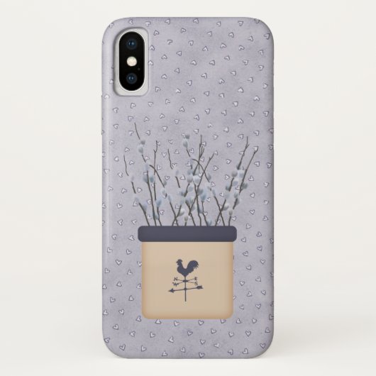 ヴィンテージの壷のiPhone Xの場合 Case-Mate iPhoneケース (裏面)