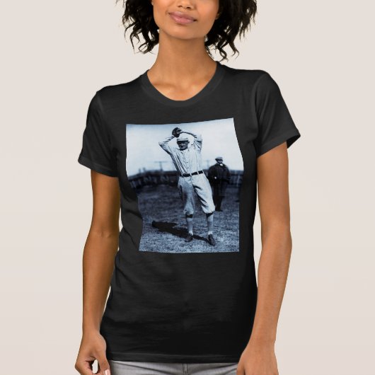 ヴィンテージの外野手(Cyanotype) Tシャツ (正面)