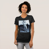 ヴィンテージの外野手(Cyanotype) Tシャツ (正面フル)