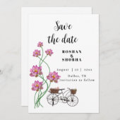 ヴィンテージの多様性モデルの招待 招待状 (正面/裏面)