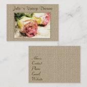 ヴィンテージの夢の名刺 名刺 (正面/裏面)