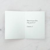 ヴィンテージの大きいイースターエッグつぼおよびユリ; 詩 シーズンカード (内部)